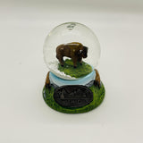Salt Lake City Bison Snow Globe