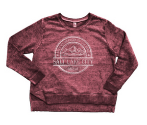 Ladies Burnout Sweatshirt Wilderness