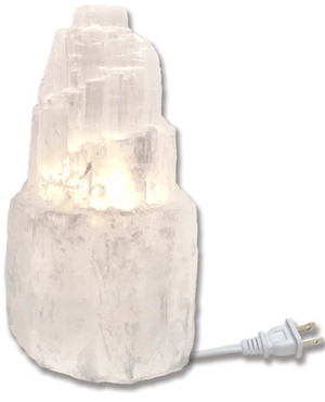 Selenite Lamp