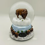 Salt Lake City Bison Snow Globe