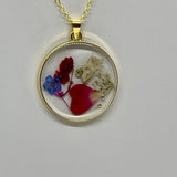 Pressed Flower Necklace