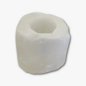 
            
                Load image into Gallery viewer, White Himalayan Salt T-light Holder
            
        