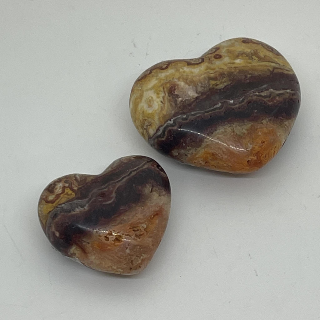 Wildfire Bubble Opal Heart