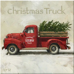 Christmas Truck Giclee Wall