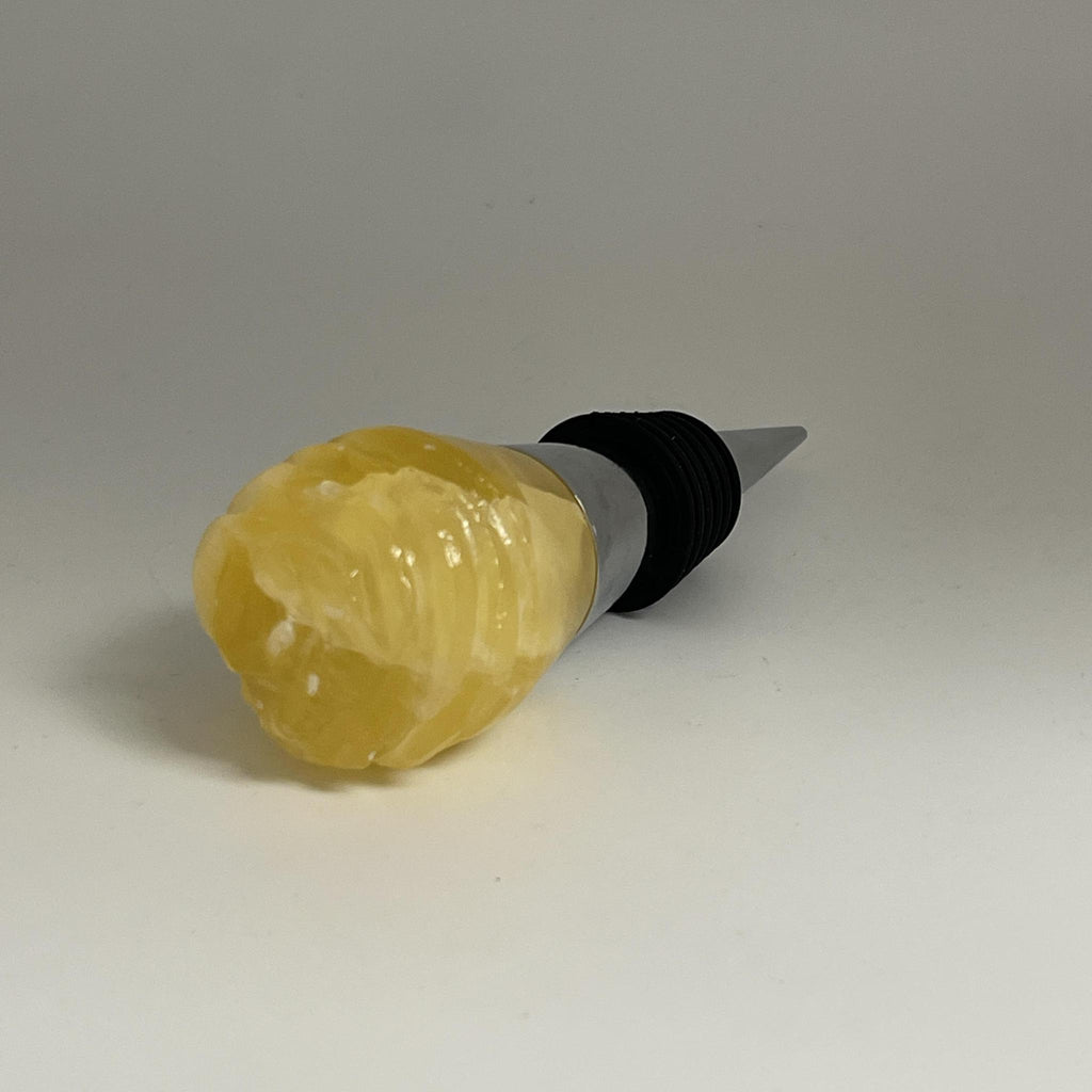 Honeycomb Calcite Rose Bottle Topper