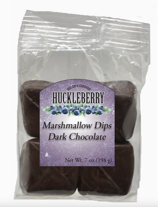 Huckleberry Dark Chocolate Marshmallow Dips