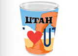 Shot Glass I Heart Utah