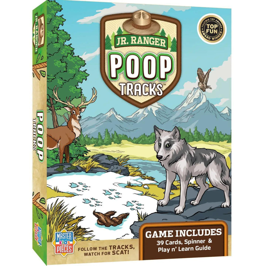 Patches of the National Parks 1000 Piece Puzzle Copy Jr. Ranger Poop Tracks Card Game