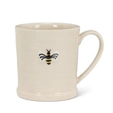 Rimmed Mug with Bee-3.5"H(12oz)