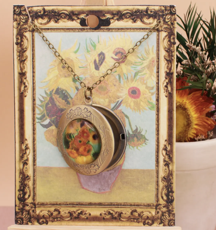 Van Gogh Locket Necklace