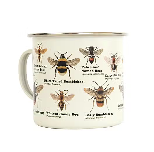 
            
                Load image into Gallery viewer, Bee Enamel Mug
            
        