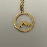 Mountain Range Pendant Necklace