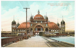 UT-106 Saltair Pavilion, Great Salt Lake, Utah - Vintage Image, Postcard