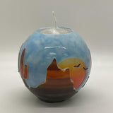 Handcrafted Desert Scene Candle