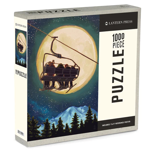 Puzzle Full Moon Ski Lift